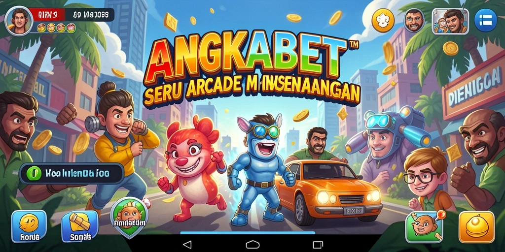 Tampilan gameplay seru dari ANGKABET yang memikat pemain.