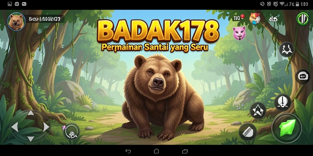 Screenshot BADAK178 menampilkan gameplay penuh warna dan keseruan.