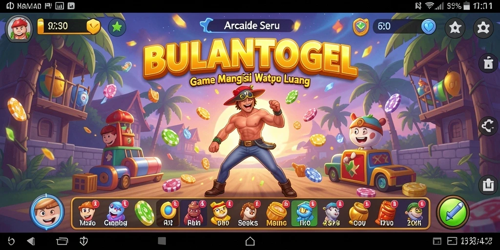 Tampilan gameplay seru dari BULANTOGEL yang adiktif.