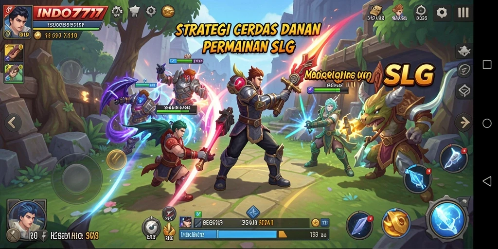 Gameplay menegangkan dalam dunia SLG yang seru.
