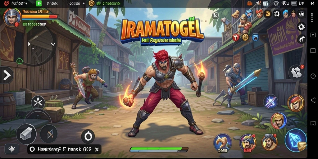 Tampilan antarmuka IRAMATOGEL dengan alat praktis untuk pengguna.