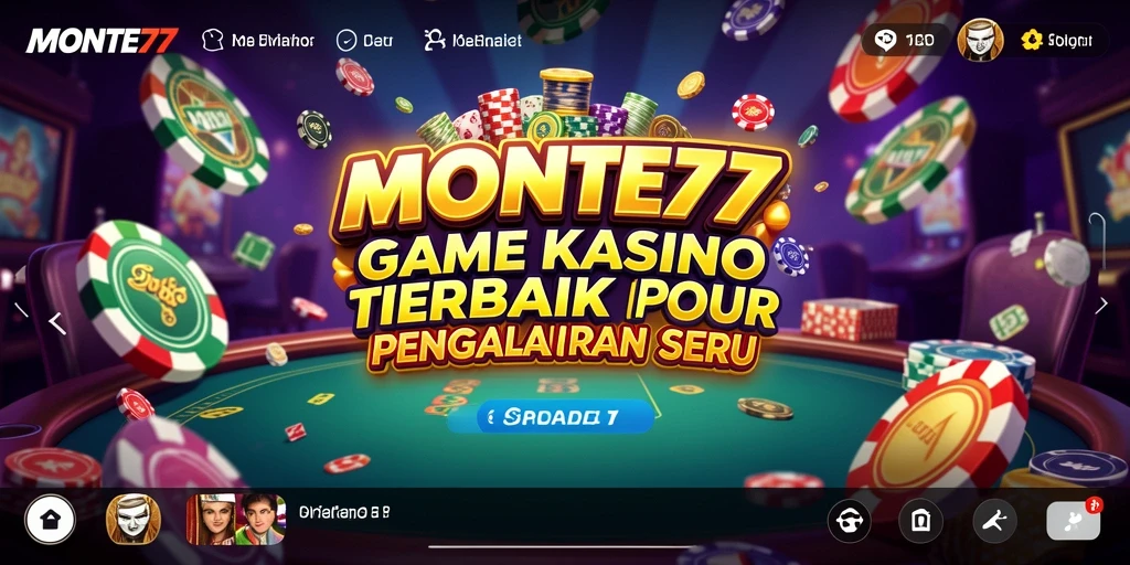 Tangkapan layar gameplay MONTE77 yang menarik dan seru.
