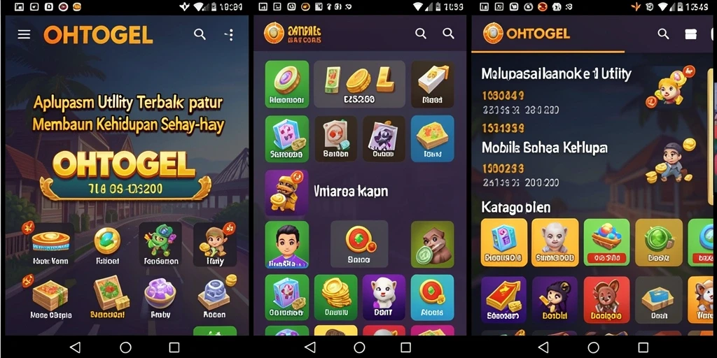 Screenshot OHTOGEL menampilkan antarmuka aplikasi yang sederhana dan efisien.