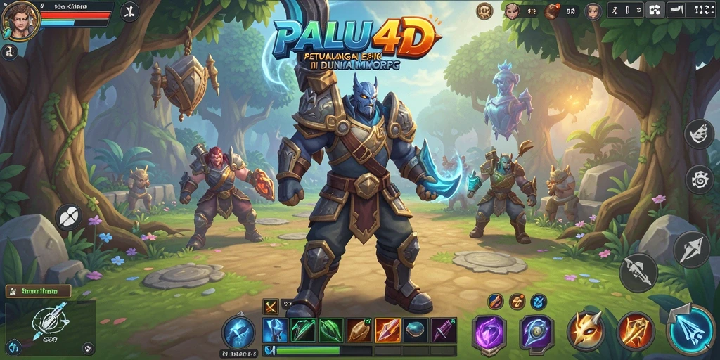 Tangkapan layar gameplay PALU4D menampilkan aksi seru dalam dunia MMORPG.