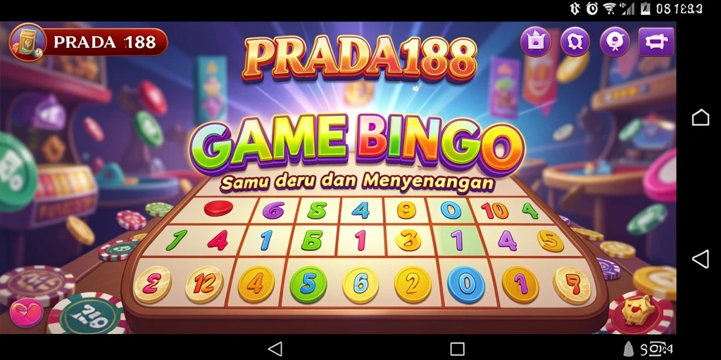 Tampilan gameplay Bingo yang seru dan menarik di PRADA188.