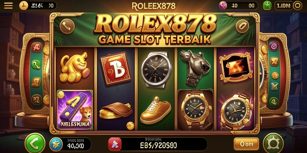 Tampilan menakjubkan dari gameplay Slot ROLEX878.