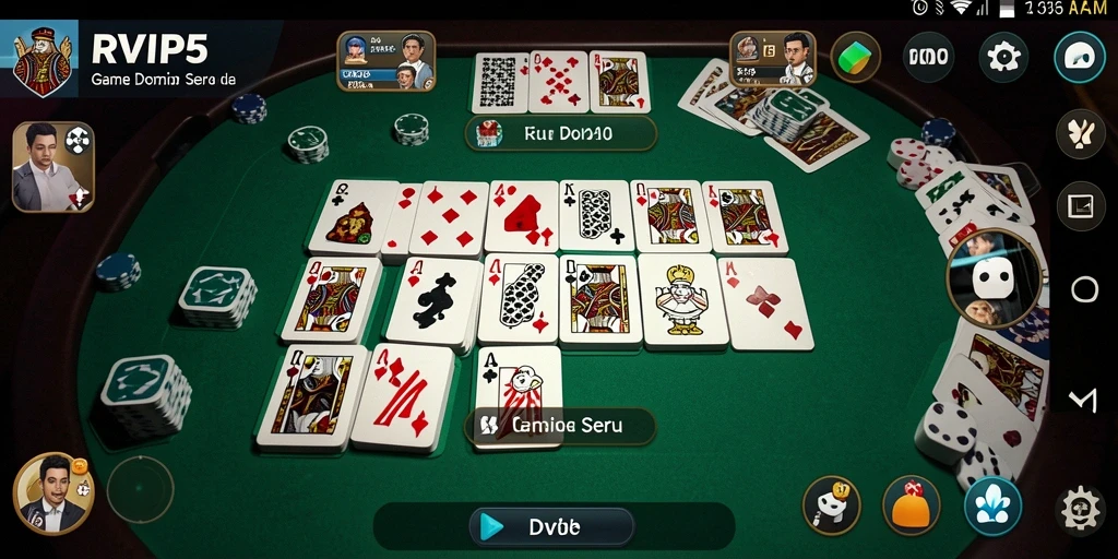 Tampilan gameplay Domino yang menarik dan interaktif.