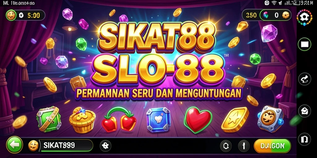 Tampilan gameplay SIKAT88 yang seru dan menarik.