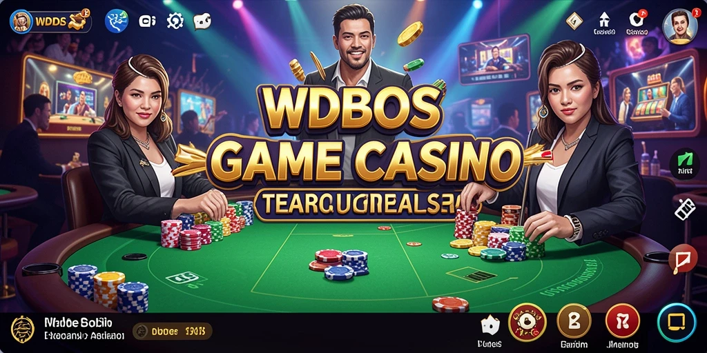 Tampilan menarik dari gameplay WDBOS Live Casino yang seru.