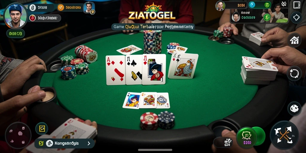 Tampilan screenshot gameplay ZIATOGEL yang menegangkan.